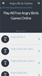 Mobile Screenshot of bestangrybirdgames.com